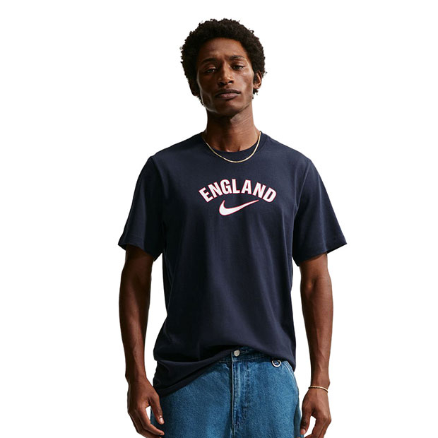 イングランド代表 ワードマーク半袖Tシャツ オブシディアン