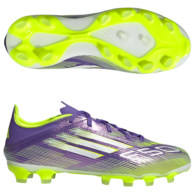 adidas Soccer Cleats F50 ELITE HG/AG Footwear White/Lucid