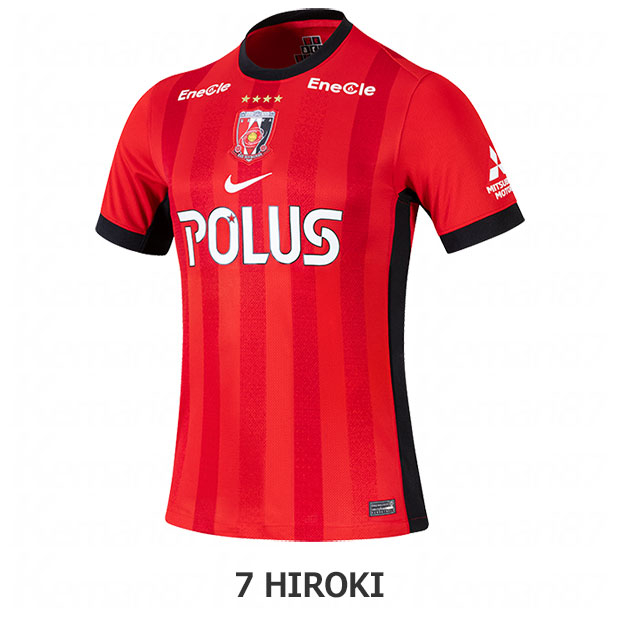 浦和レッズ 百年構想リーグ ホーム 半袖レプリカユニフォーム 7.安部裕