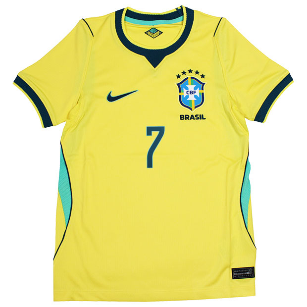 ジュニア ブラジル代表 2026 ホーム 半袖レプリカユニフォーム 7