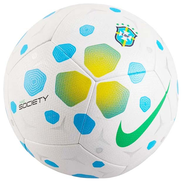 ブラジル代表 ソサエティ 5号球 ホワイト×ブルー