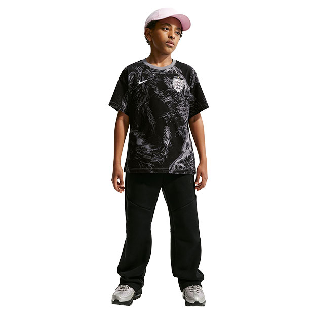 ジュニア イングランド代表 AOP 半袖Tシャツ ダークスティールグレー