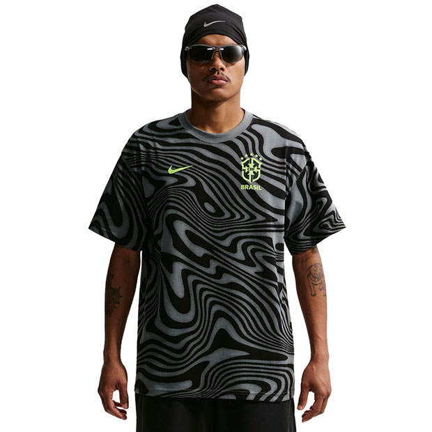 ブラジル代表 AOP 半袖Tシャツ ダークスティールグレー