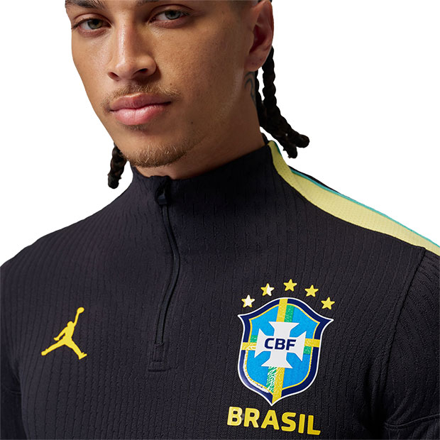 ブラジル代表 DFADV ストライク LT 長袖ドリルトップ ブラック