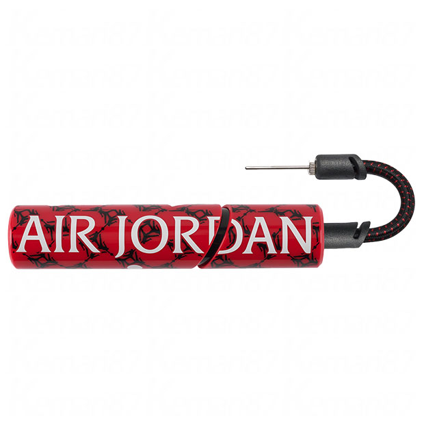 ジョーダン エッセンシャル ボールポンプ 空気入れ ファイヤーレッド×ホワイト