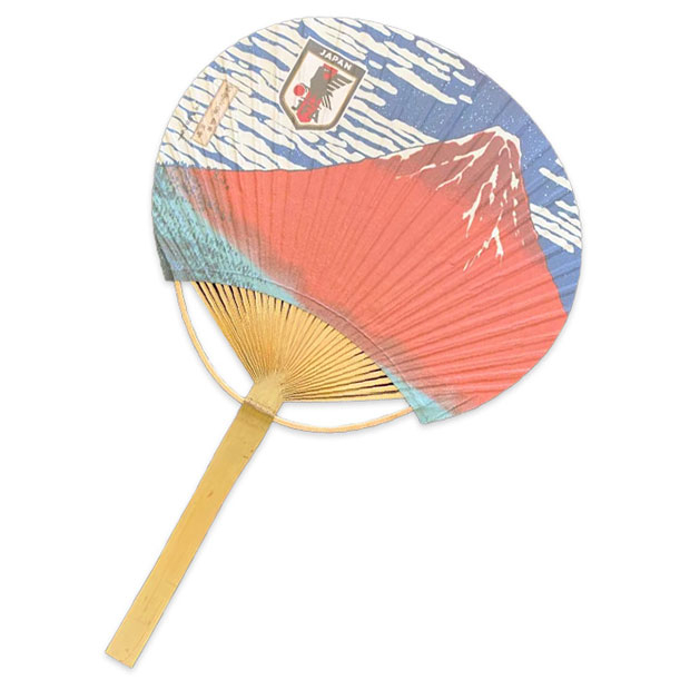 サッカー日本代表 平竹うちわ