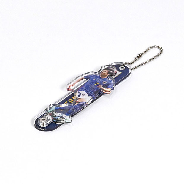 サッカー日本代表 プレーヤーズアクリルセルフィーキーホルダー