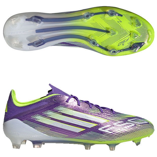 F50 ELITE FG パープルラッシュ×フットウェアホワイト