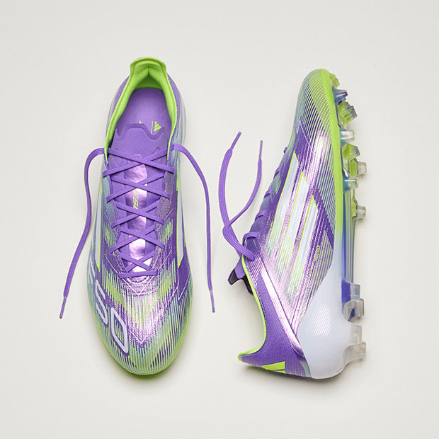 F50 ELITE FG パープルラッシュ×フットウェアホワイト