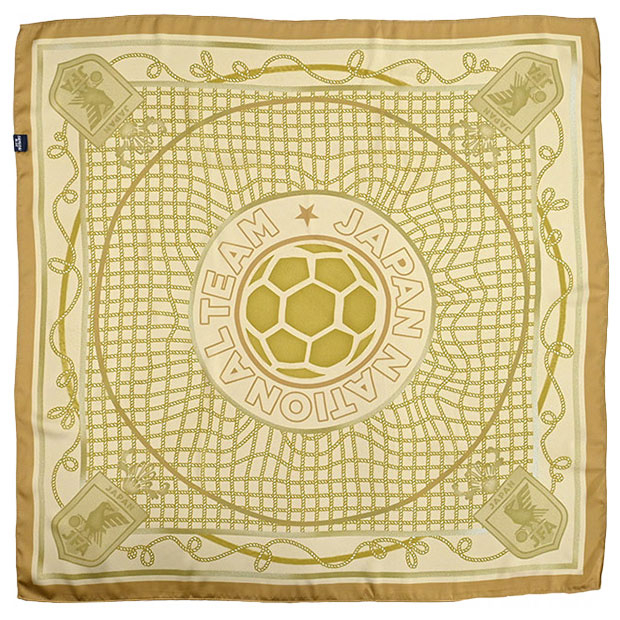 サッカー日本代表 スカーフ SAMURAI BLUE INNOCENT LINE イエロー