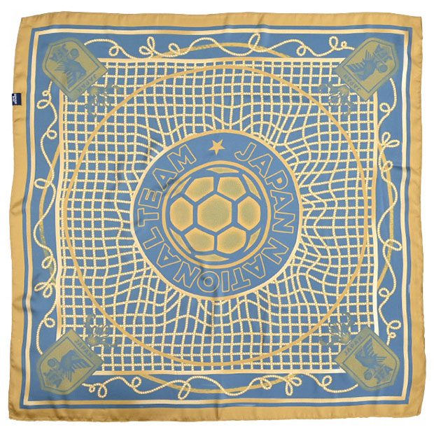 サッカー日本代表 スカーフ SAMURAI BLUE INNOCENT LINE ブルー