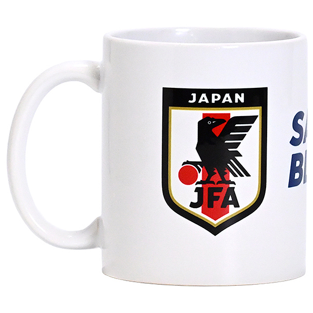 サッカー日本代表 マグカップ SAMURAI BLUE ホワイト