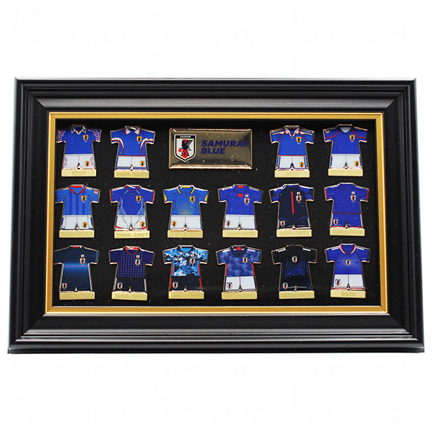 サッカー日本代表 ピンバッジセット 歴代ユニフォーム