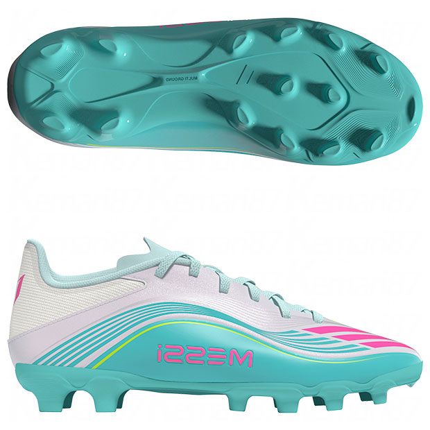 ジュニア F50 MESSI LEAGUE HG/AG フットウェアホワイト×ルシッドピンク