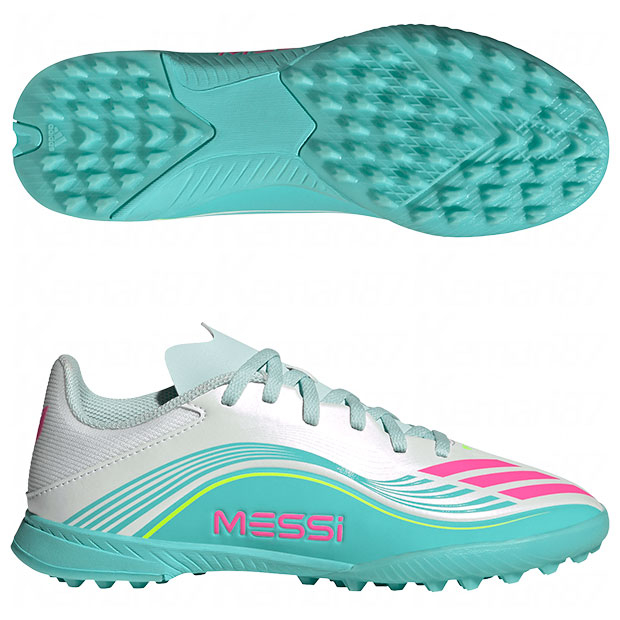 ジュニア F50 MESSI LEAGUE TF フットウェアホワイト×ルシッドピンク