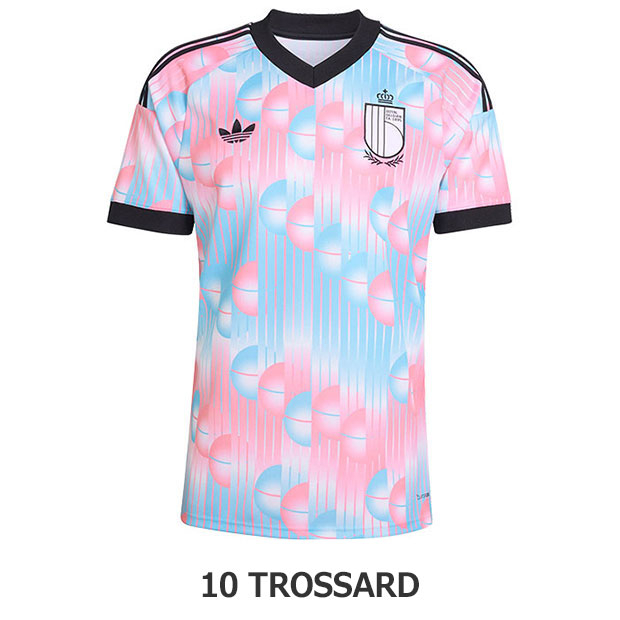 ベルギー代表 2026 アウェイ 半袖レプリカユニフォーム 10.レアンドロ・トロサール