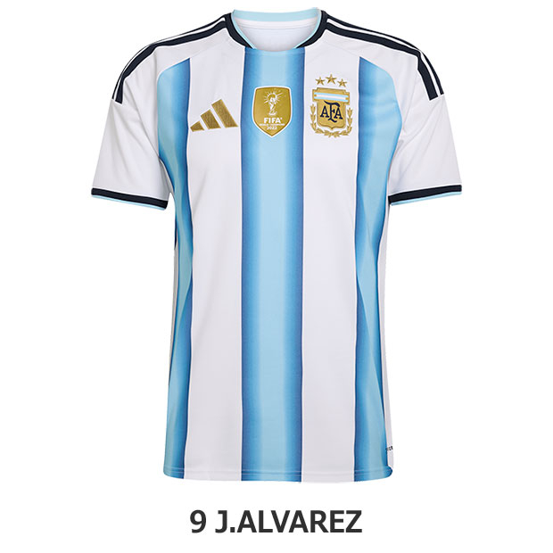 アルゼンチン代表 2026 ホーム 半袖レプリカユニフォーム 9.フリアン・アルバレス