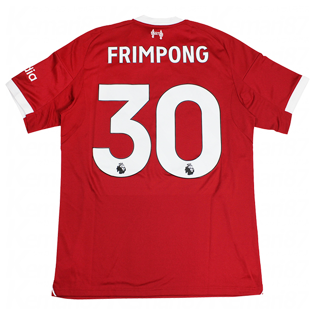 リバプール 25-26 ホーム 半袖レプリカユニフォーム 30.ジェレミー・フリンポン