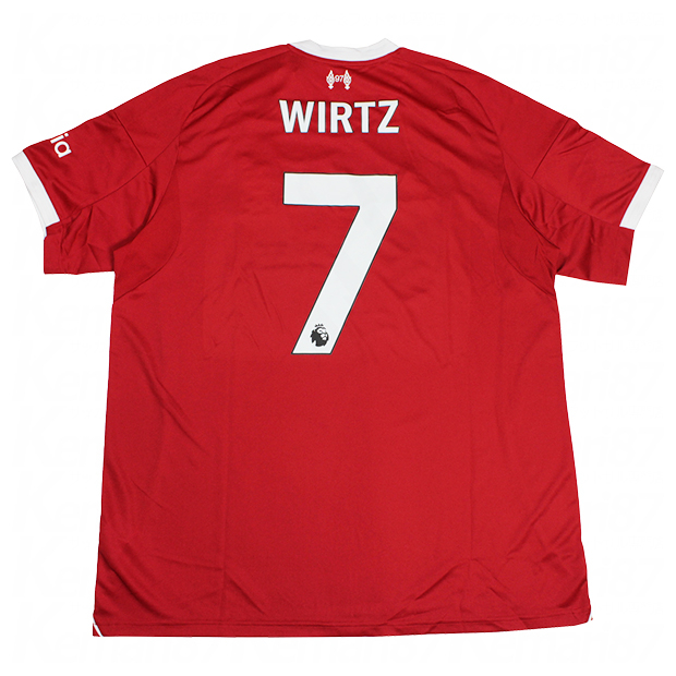 タグ付き　リヴァプール　ヴィルツ　レプリカユニフォーム　25-26シーズン 楽天市場】○リバプール 25-26 ホーム 半袖 ユニフォーム No.7