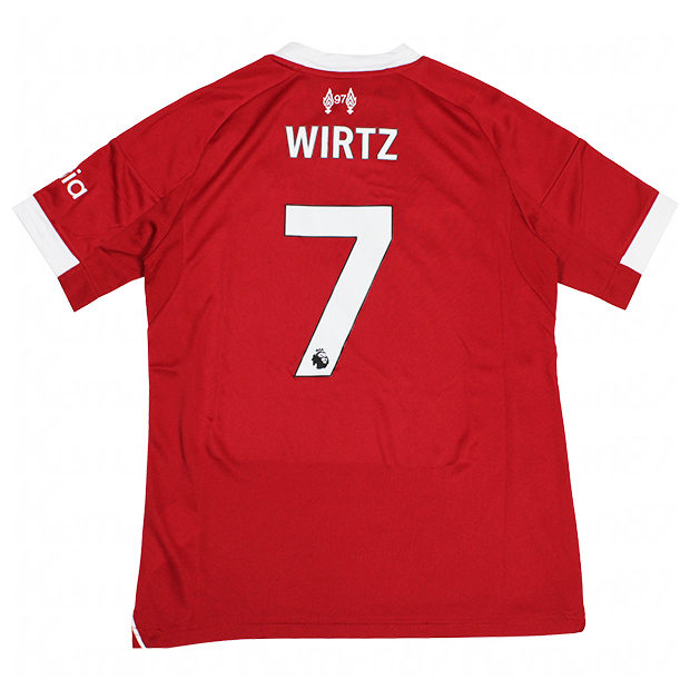 s*u様 リヴァプール 25/26 ホーム ユニフォーム 7番 ウィルツ 25-26 リバプール No.7 ヴィルツ】レプリカユニフォーム | 激安通販の