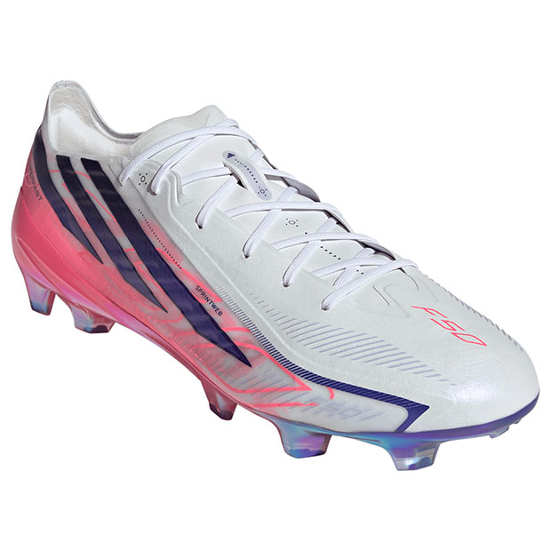 F50 HYPERFAST ELITE FG フットウェアホワイト×ソーラーパープル