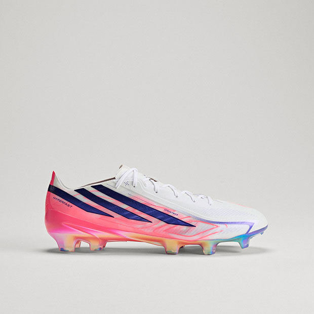 F50 HYPERFAST ELITE FG フットウェアホワイト×ソーラーパープル
