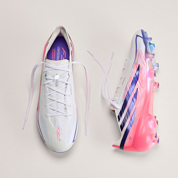 F50 HYPERFAST ELITE FG フットウェアホワイト×ソーラーパープル
