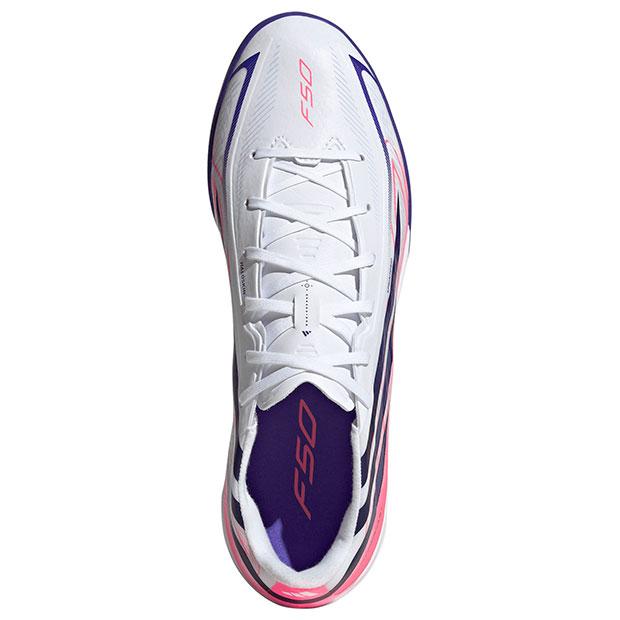 F50 HYPERFAST LEAGUE TF フットウェアホワイト×ソーラーパープル
