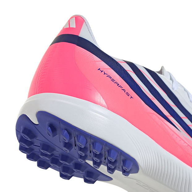 F50 HYPERFAST LEAGUE TF フットウェアホワイト×ソーラーパープル