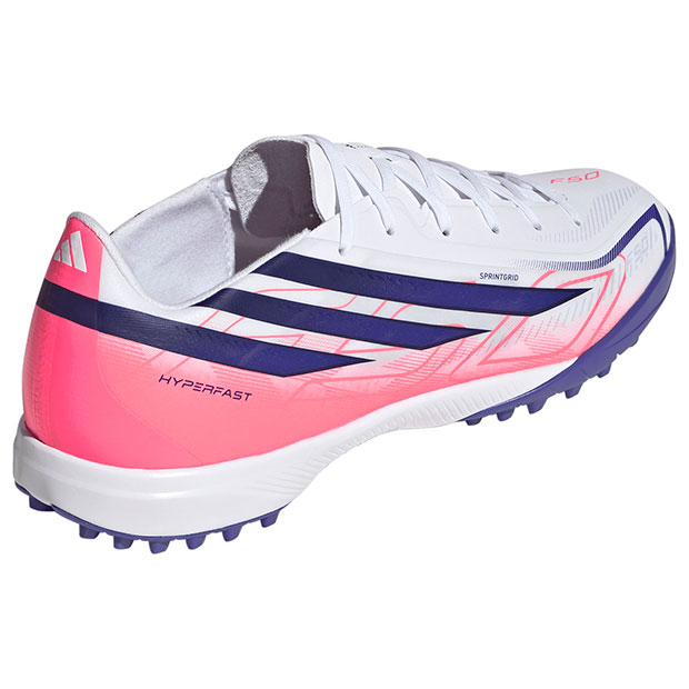  F50 サッカーシューズ ホワイト/パープル F50 HYPERFAST LEAGUE TF フットウェアホワイト×ソーラーパープル
