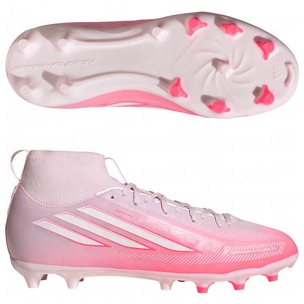 ジュニア F50 SPARKFUSION LEAGUE FG/AG ソーラーターボ×フットウェアホワイト