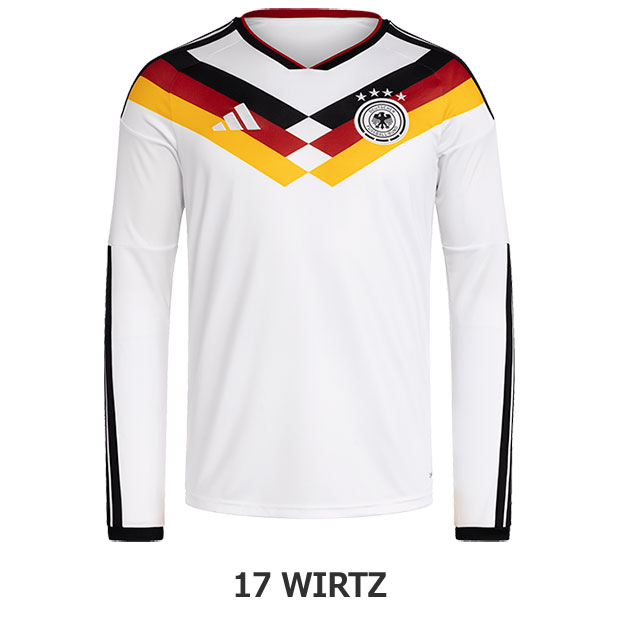 ドイツ代表 2026 ホーム 長袖レプリカユニフォーム 17.フロリアン・ヴィルツ