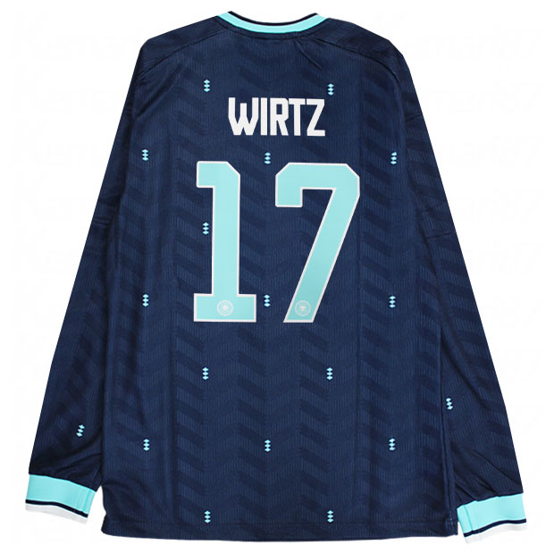ドイツ代表 2026 アウェイ 長袖レプリカユニフォーム 17.フロリアン・ヴィルツ