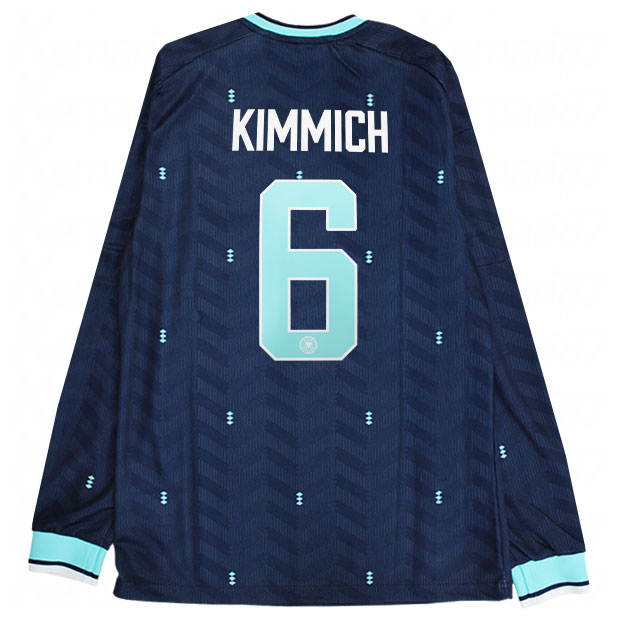 ドイツ代表 2026 アウェイ 長袖レプリカユニフォーム 6.ヨシュア・キミッヒ