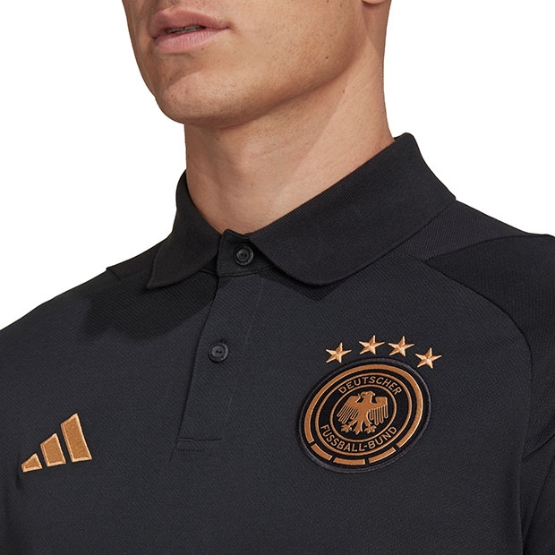 サッカードイツ代表　ポロシャツ ドイツ代表 コットン半袖ポロシャツ | ゲキサカFCストア