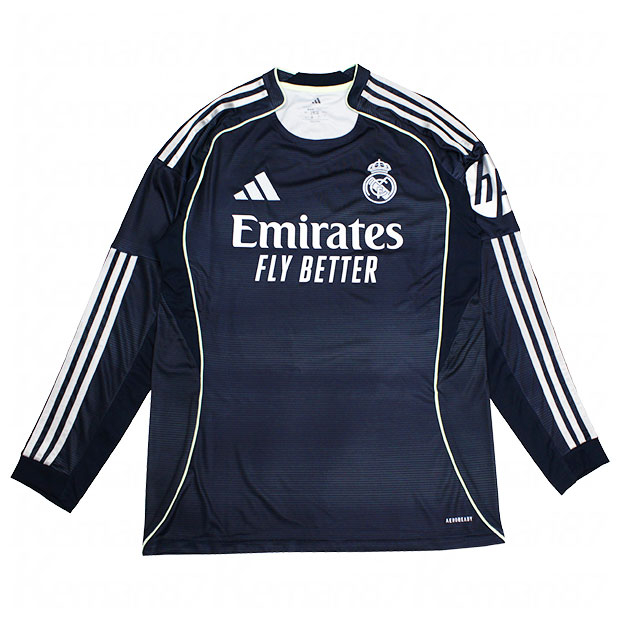 レアルマドリッド 25-26 アウェイ 長袖レプリカユニフォーム 7