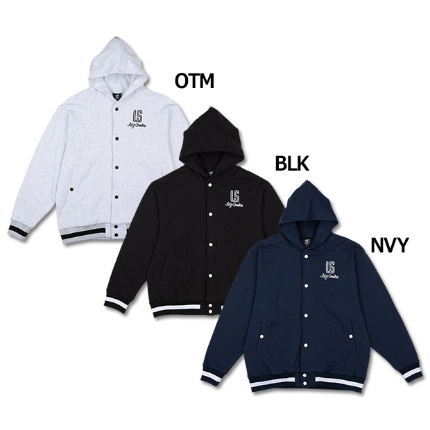 OAO スナップフーディヘビースウェットジャケット