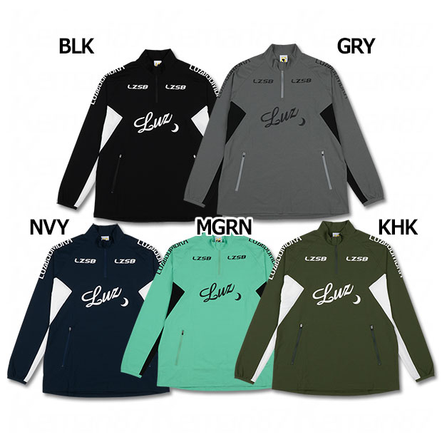 LSロゴ ドライハーフジップ