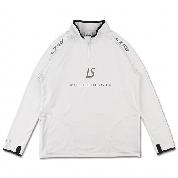 ジュニア LZ 2WAY ハーフジップトップ ライトグレー | ゲキサカFCストア