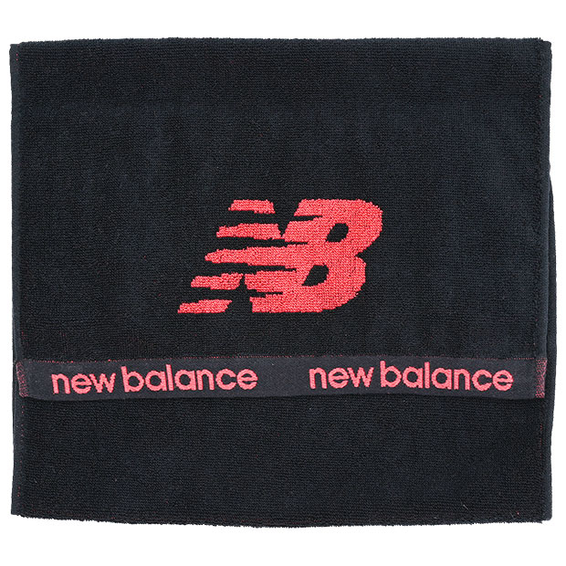 スモールフライングNBロゴ ジャガードフェイスタオル ブラック