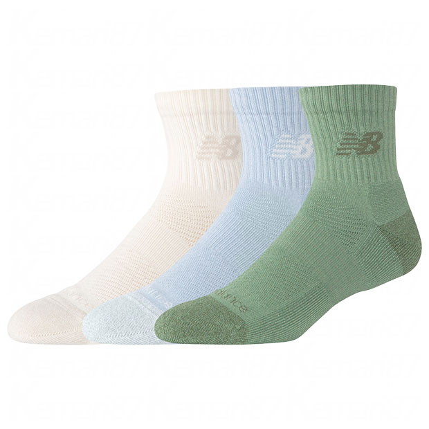 Active クッションクォーターソックス 3P オレガノ