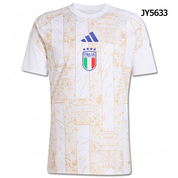イタリア代表 2026 ホーム 半袖プレマッチジャージー