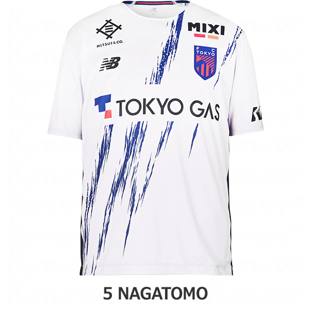 FC東京 百年構想リーグ アウェイ 半袖レプリカユニフォーム 5.長友佑都