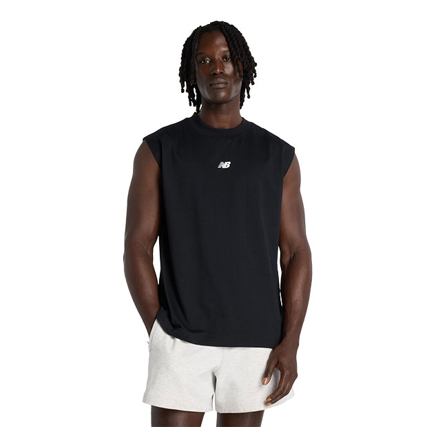 スリーブレスTシャツ ブラック