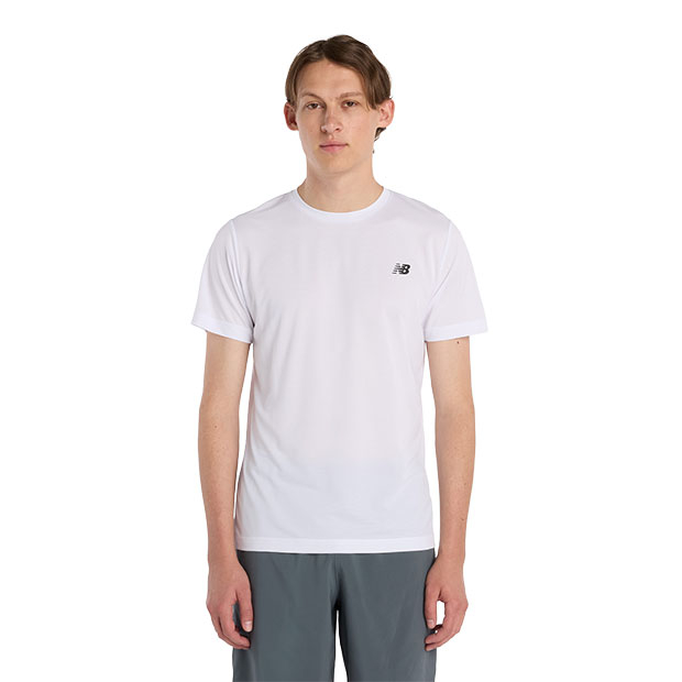 スポーツリニア半袖Tシャツ ホワイト