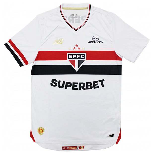 サンパウロFC 25-26 ホーム 半袖オーセンティックユニフォーム