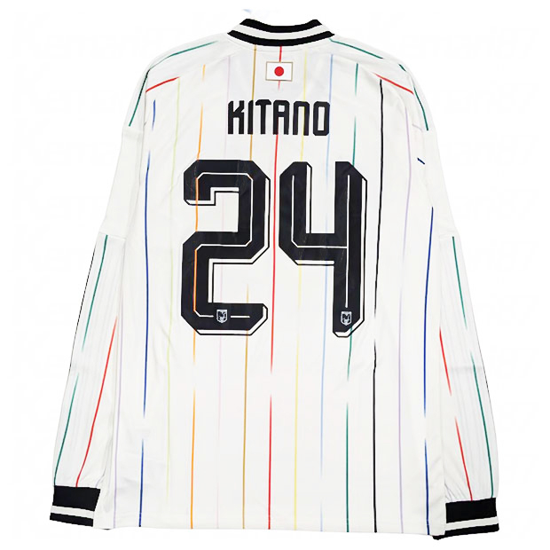 背番号24 北野颯太 アディダス サッカー日本代表 2026 アウェイ レプリカ ユニフォーム 長袖 jz9697