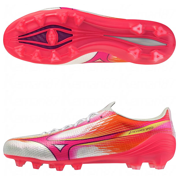 ミズノアルファ 3 JAPAN ホワイト×ピンク