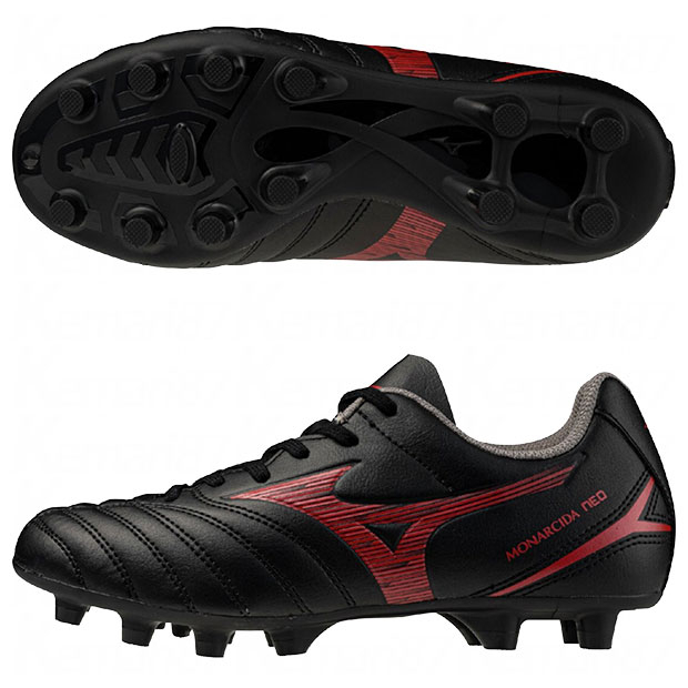 ジュニア モナルシーダ NEO 3 SELECT Jr ブラック×ルビーレッド