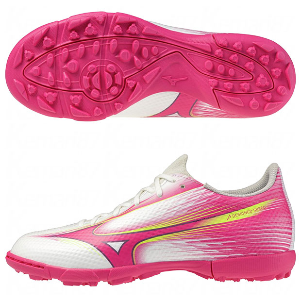 ジュニア ミズノアルファ 3 SELECT Jr AS ホワイト×ピンク